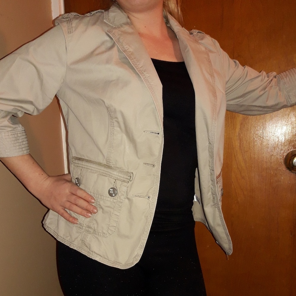 Khaki blazer